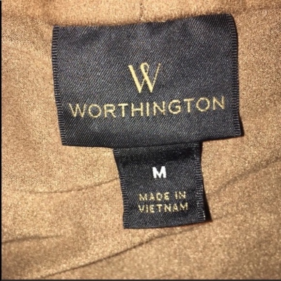 Worthington cowl neck blouse brown medium - Picture 5 of 7